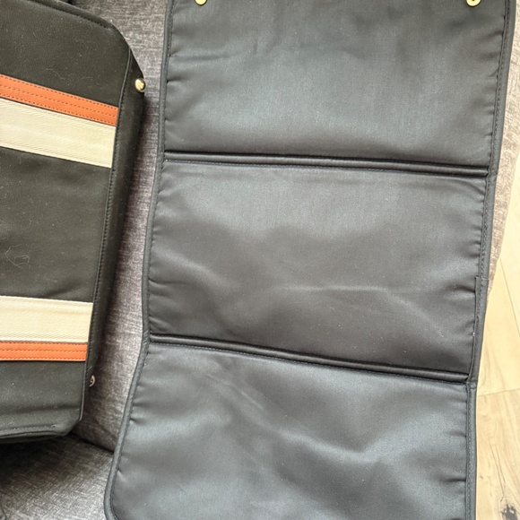 Chloé Cotton Canvas Logo Changing Bag with Leather Trims - Picture 8 of 12